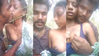 Trichy Girl Kiss Outdoor Hot Sex Fucking